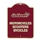 Signmission Go Green Go Green Motorcycles Scooters Bicycles Heavy-Gauge Aluminum Sign, 24" x 18", BU-1824-23934 A-DES-BU-1824-23934 - alternate 1